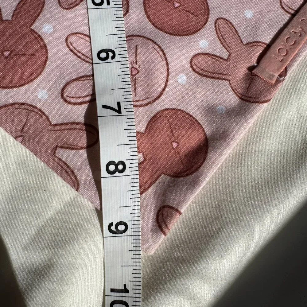NWT Loic by Design Bunny Pattern Easter Dog Bandana, Pink, Size Medium